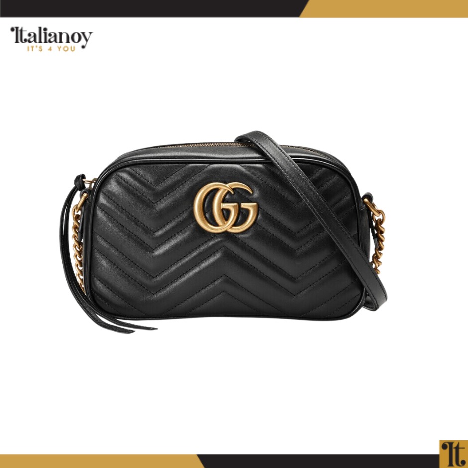 Gucci GG Marmont small matelassé shoulder