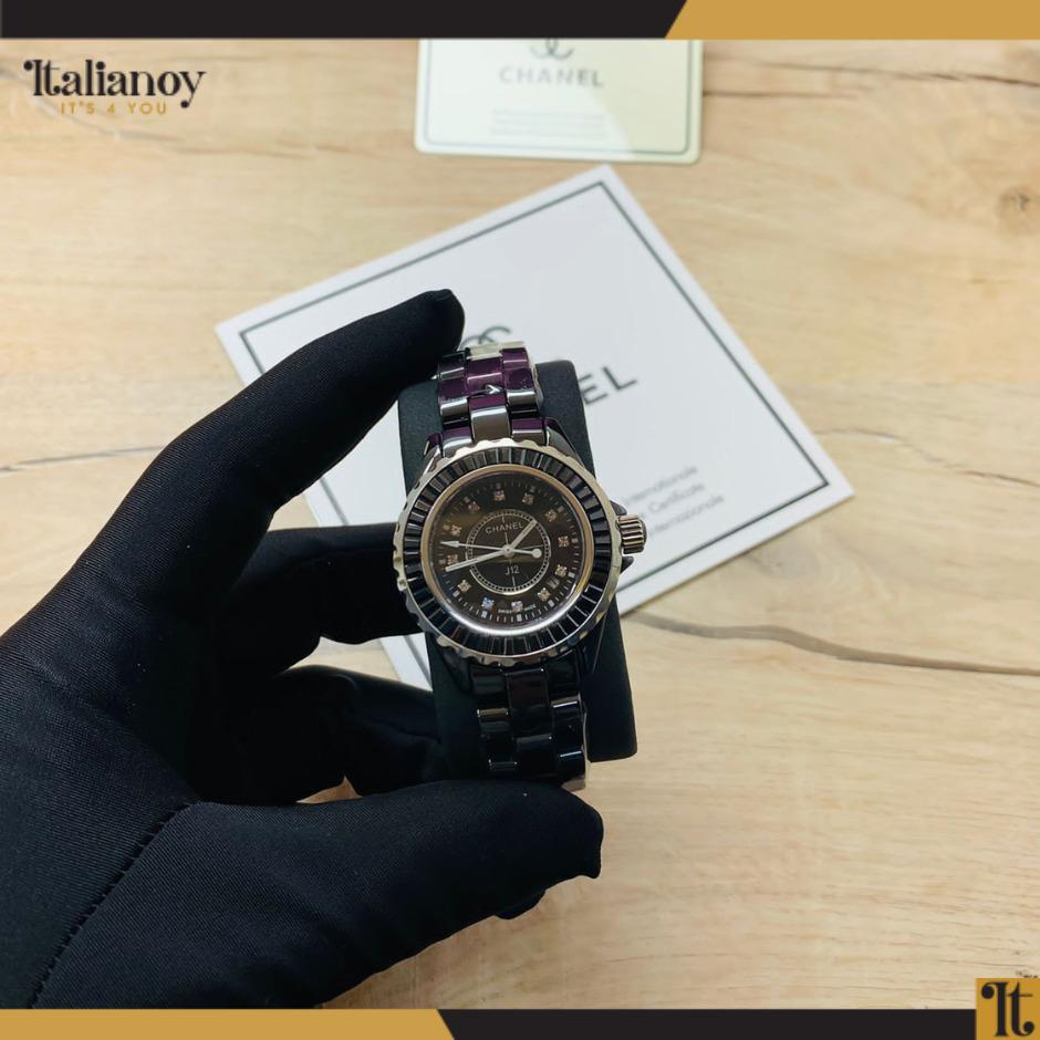 CHANEL WATCH BLACK - GOLD