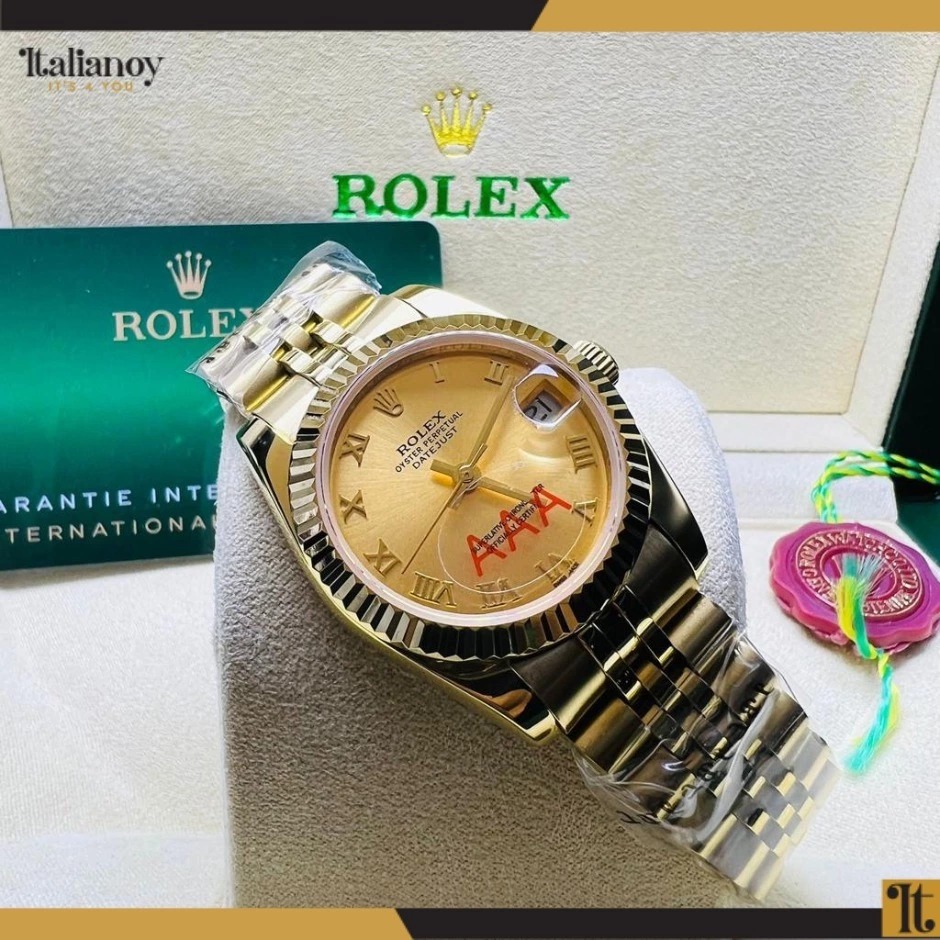 Rolex Datejust Oystersteel - gold/silver & yellow