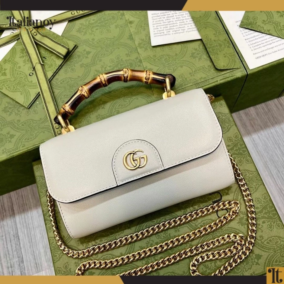 chanel bag white-gold