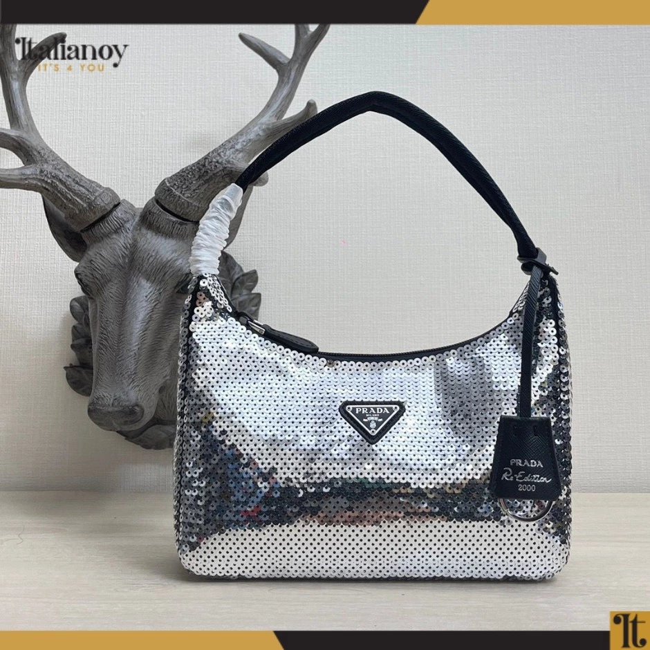 Prada Cleo shoulder bag embellished with sequins