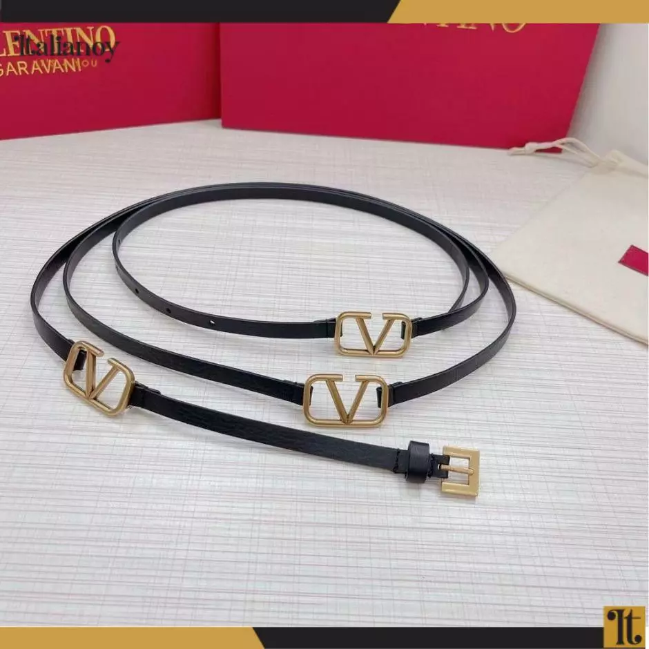 Black Valentino belt