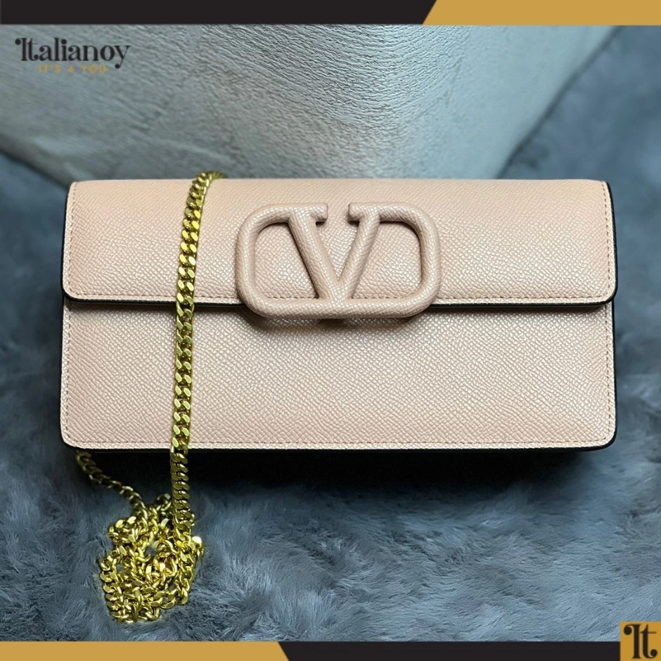 Valentino  Leather VSLING WOC Clutch Bag