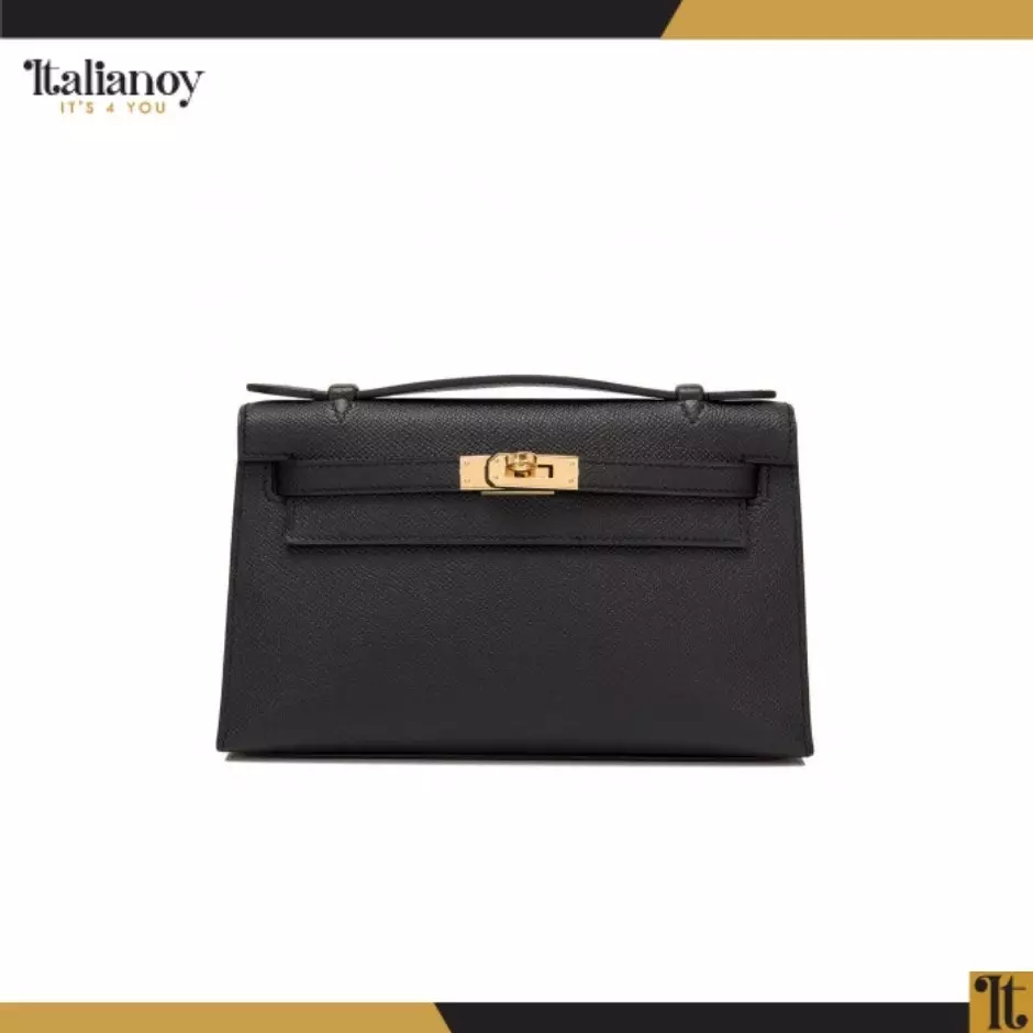 Hermès Kelly Mini Pochette Epsom Leather Clutch
