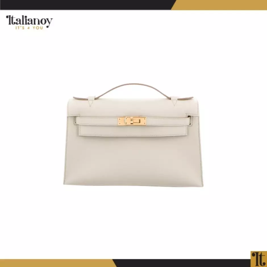 Hermès Kelly Mini Pochette Epsom Leather Clutch