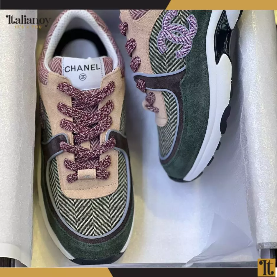 Chanel Sneaker Shose Green