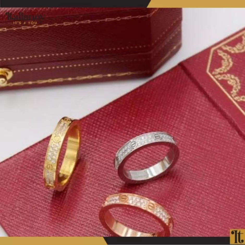 Cartier Love Ring, Paved With Diamonds