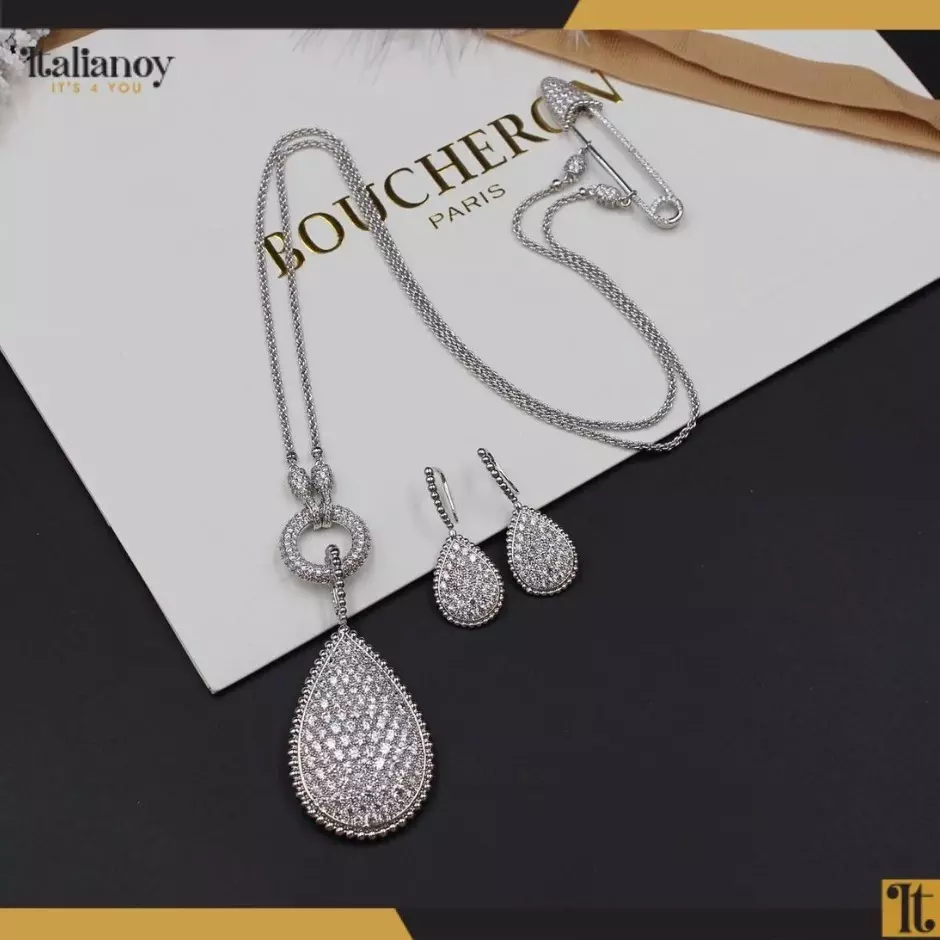 The Boucheron Paris silver small-sized set