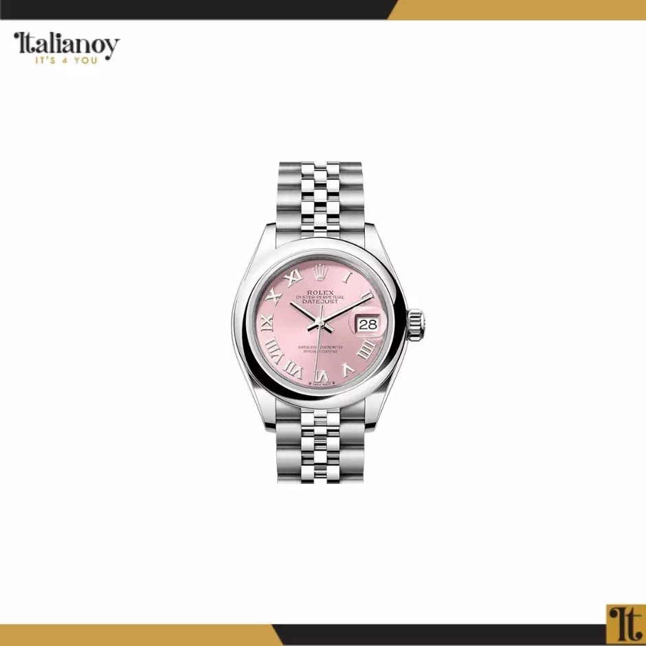 Rolex Oyster Perpetual silver&rose gold