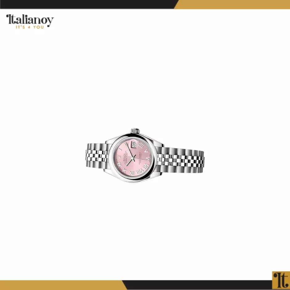 Rolex Oyster Perpetual silver&rose gold