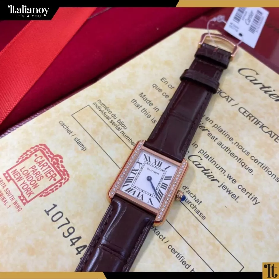 Cartier Tank Stone Woman & Brown