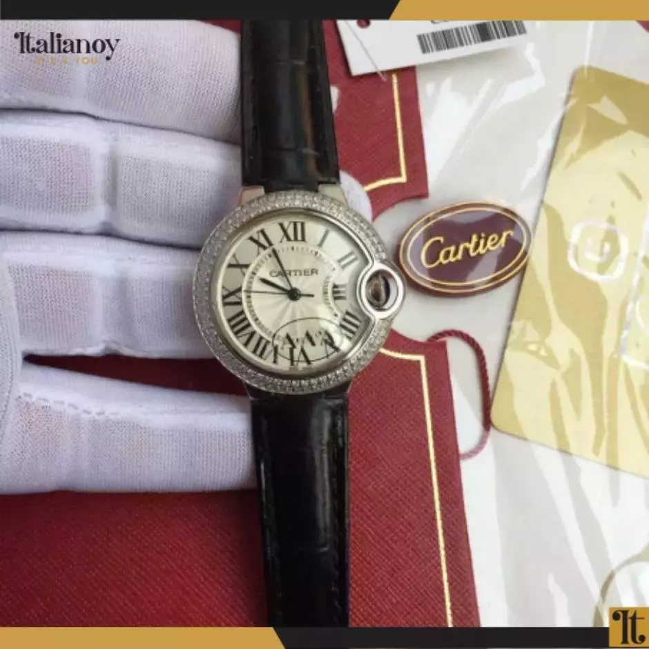 Ballon Du Cartier Watch Black Stone