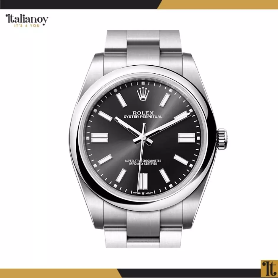 Rolex Oyster Perpetual SILVER BLACK