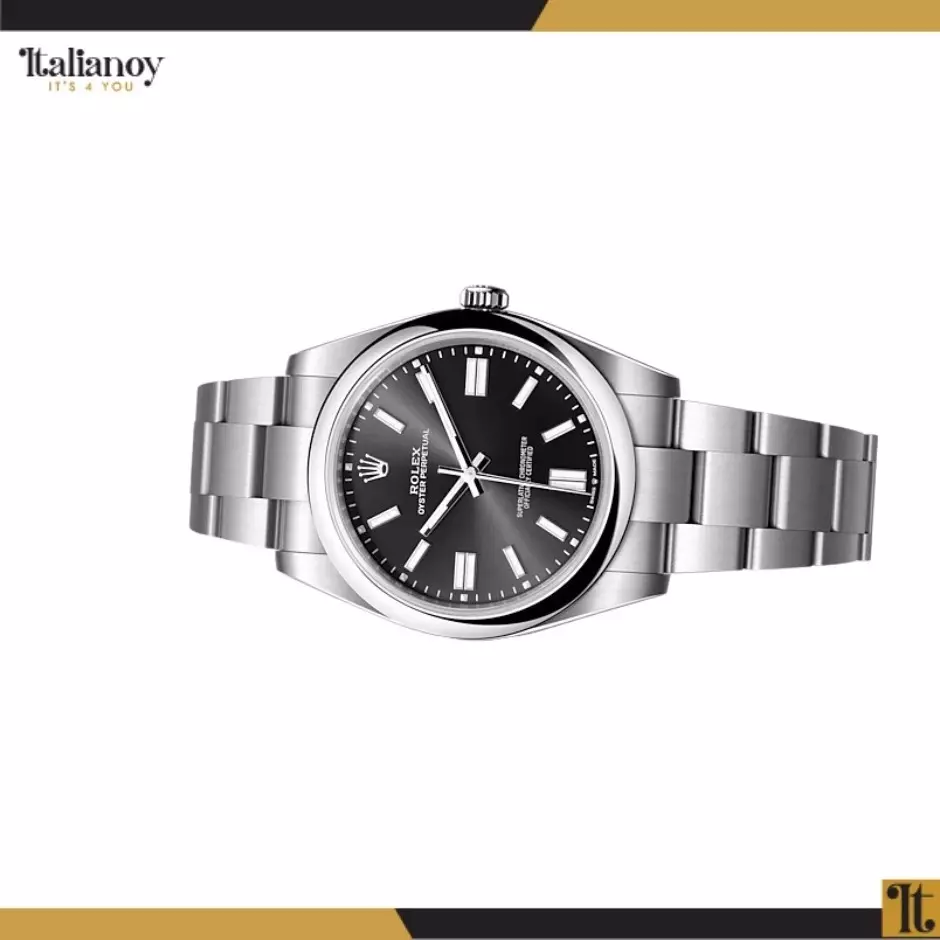Rolex Oyster Perpetual SILVER BLACK
