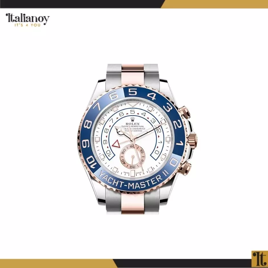 Rolex Yacht Master II Silver/Gold-Blue