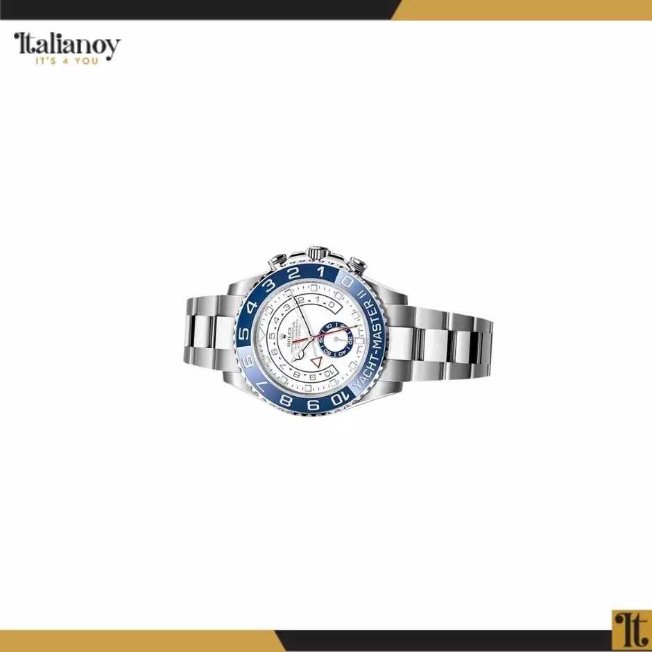 ROLEX YACHT MASTER || SILVER - BLUE