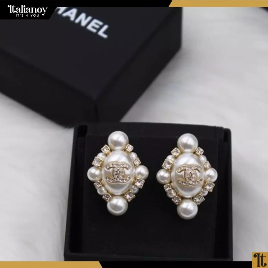 Chanel Pearl Earring Studs