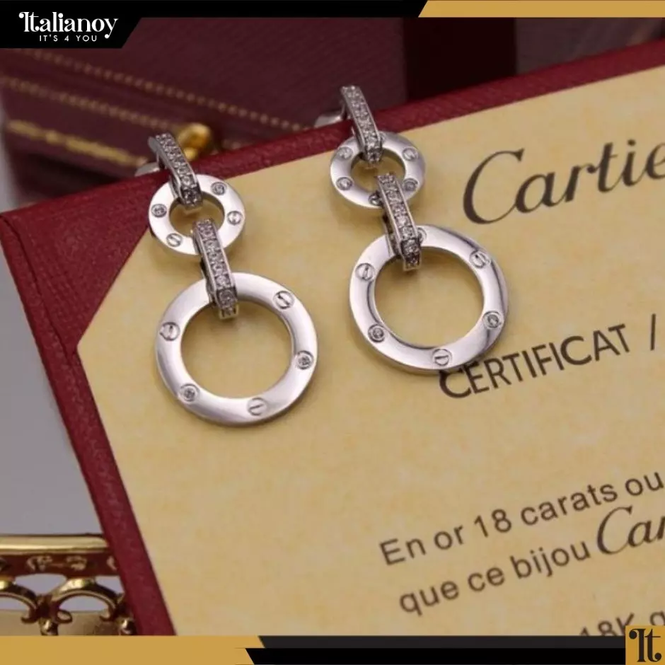 Cartier Love Earring Silver