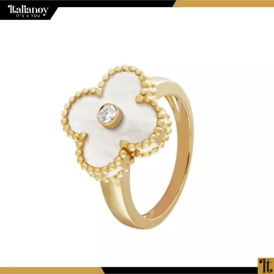 Van Cleef Vintage Alhambra Ring Gold