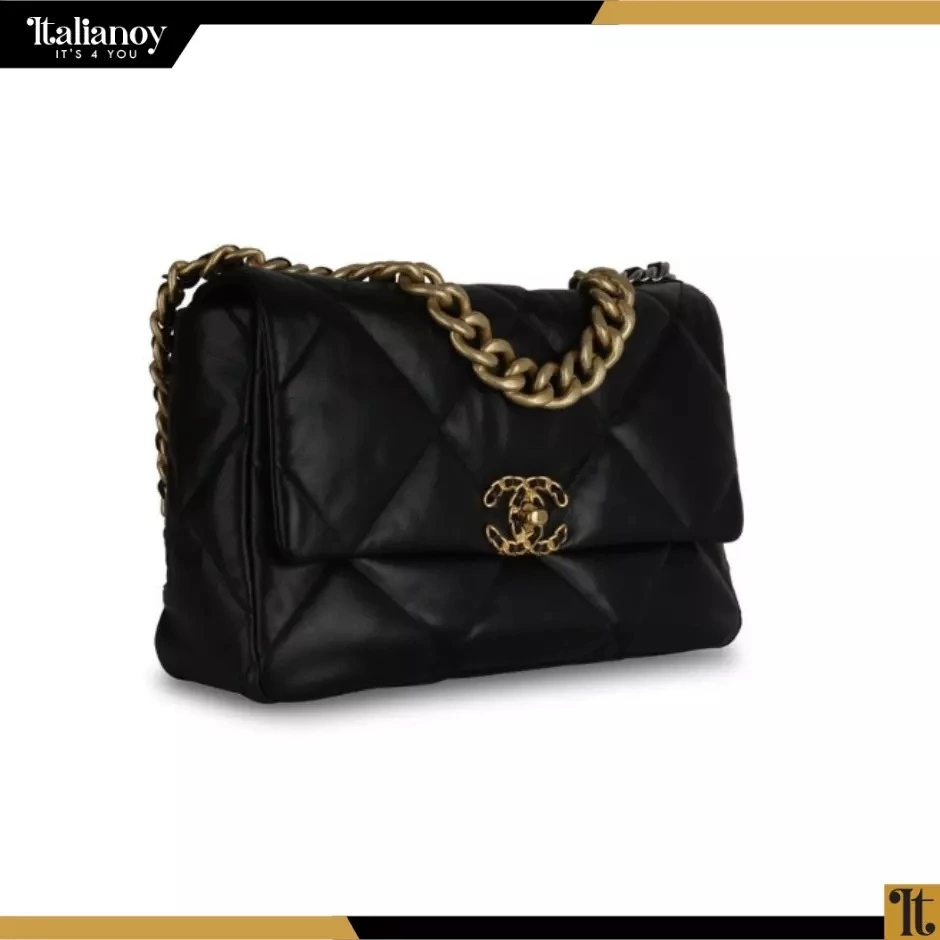 chanel top handle bag black