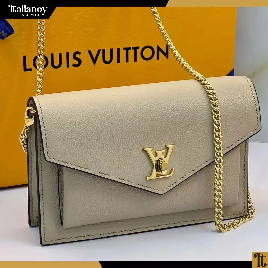 LOUIS VUITTON MYLOCKME CHAIN POCHETTE LIE DE VIN