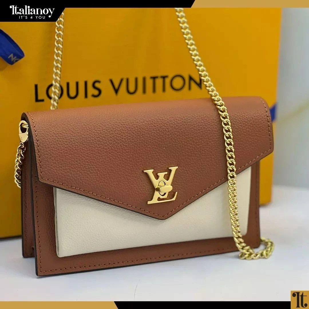 LOUIS VUITTON MYLOCKME CHAIN POCHETTE LIE DE VIN