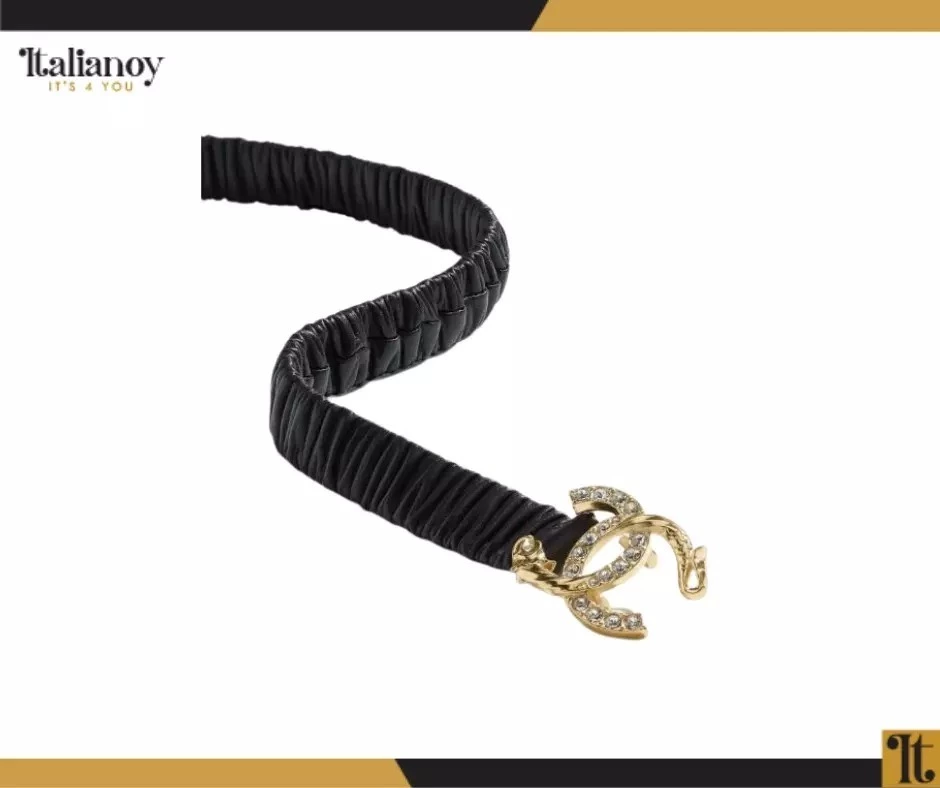 CHANEL BELT BLACK