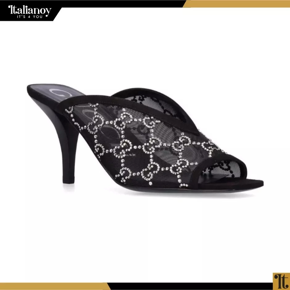 Gucci Women’s GG Sandal With Heel