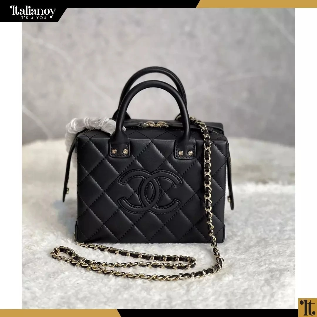 Chanel Black Caviar Revival Tote