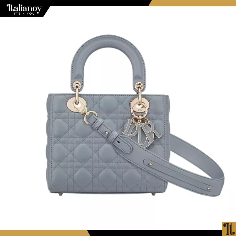 MEDIUM LADY DIOR BAG BABY BLUE