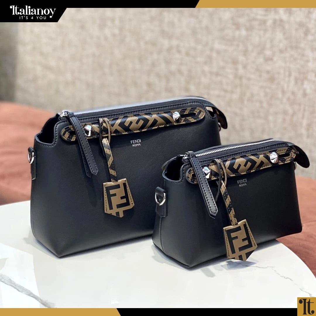 Fendi By The Way small Boston bag in leather.