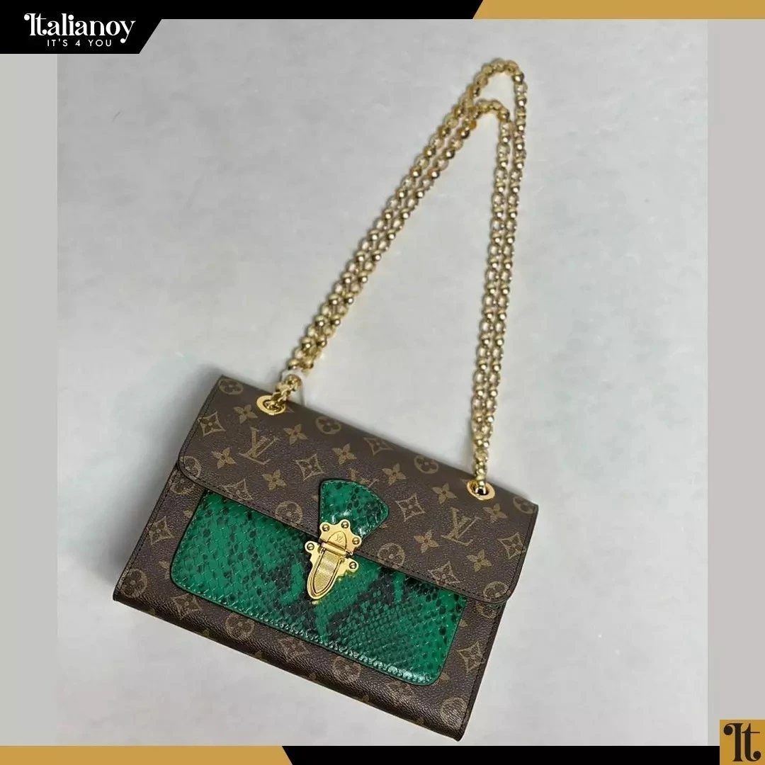 LOUIS VUITTON Monogram Canvas  Leather Victoire Bag