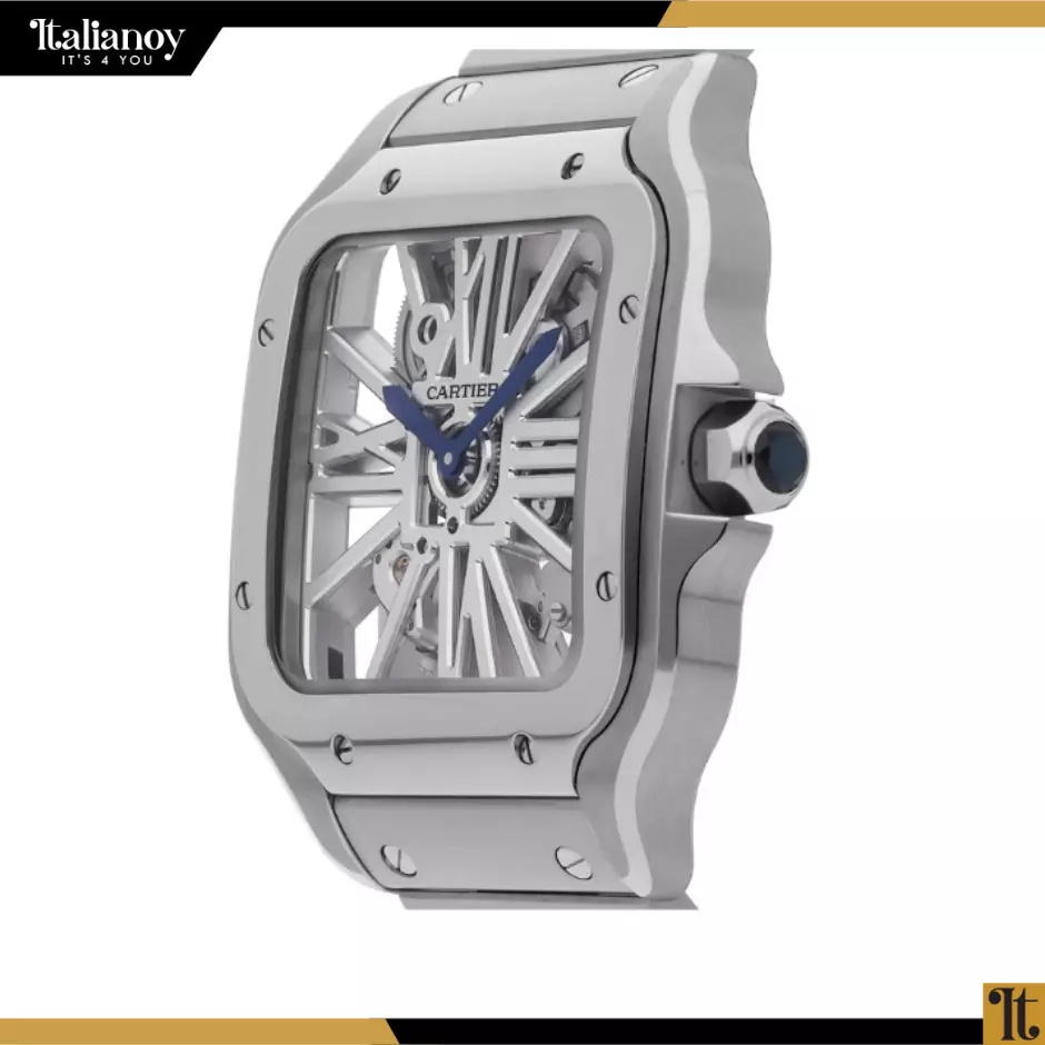 Santos De Cartier Chronograph Gold & Steel Men's Watch