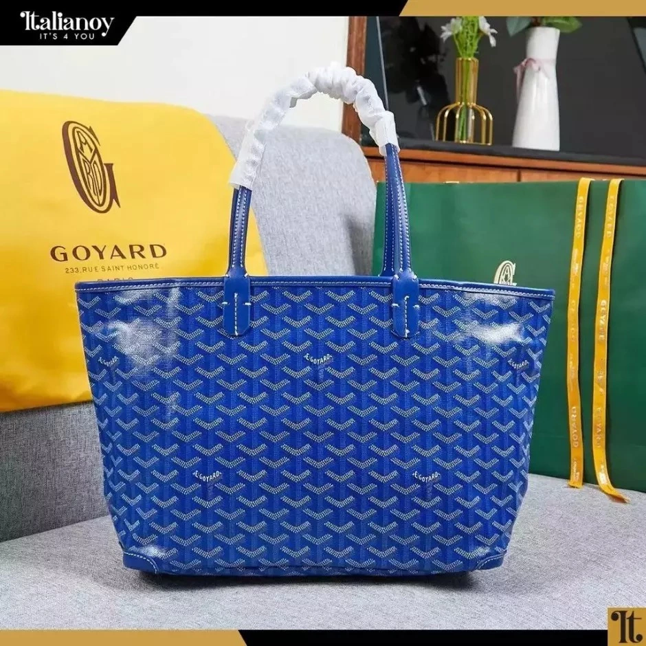 GOYARD SAINT LOUIS TOTE PM SKY BLUE (medium size )