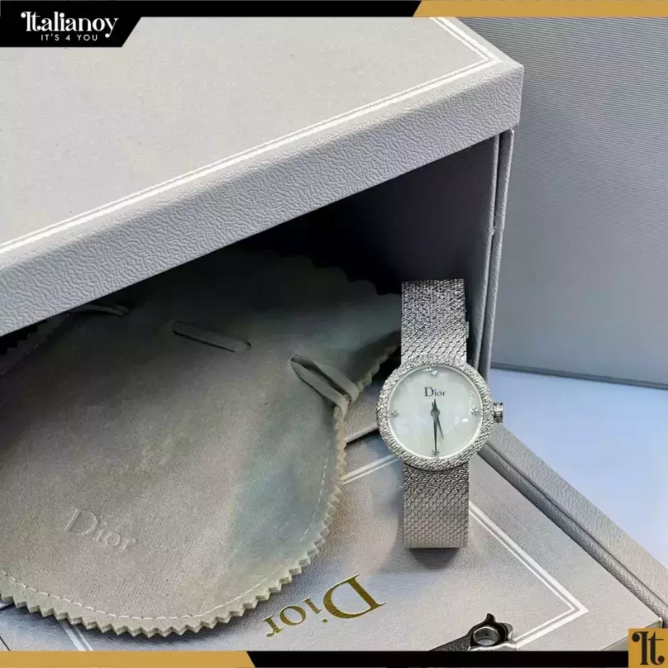 LA D DE DIOR SATINE SILVER-GOLD