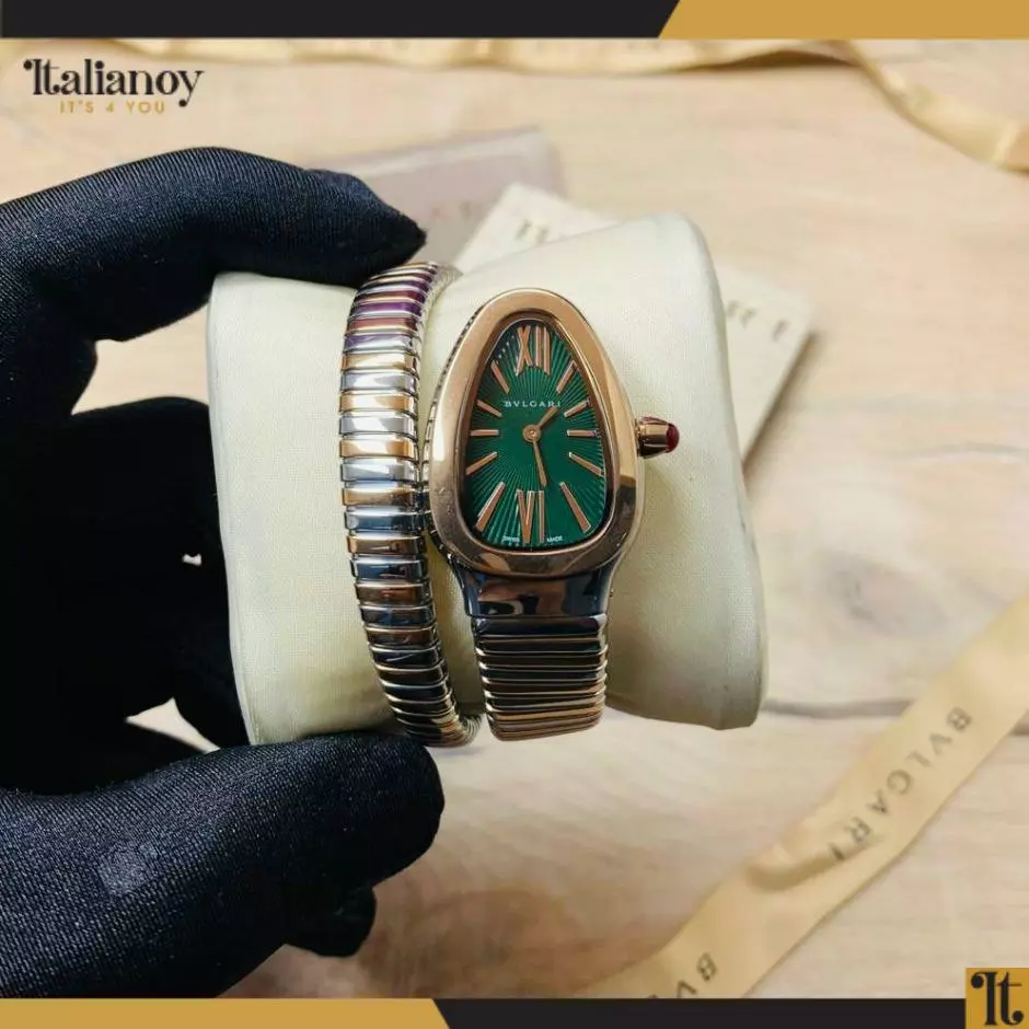 Serpenti Tubogas Single Spiral Watch Color Opaline Dial