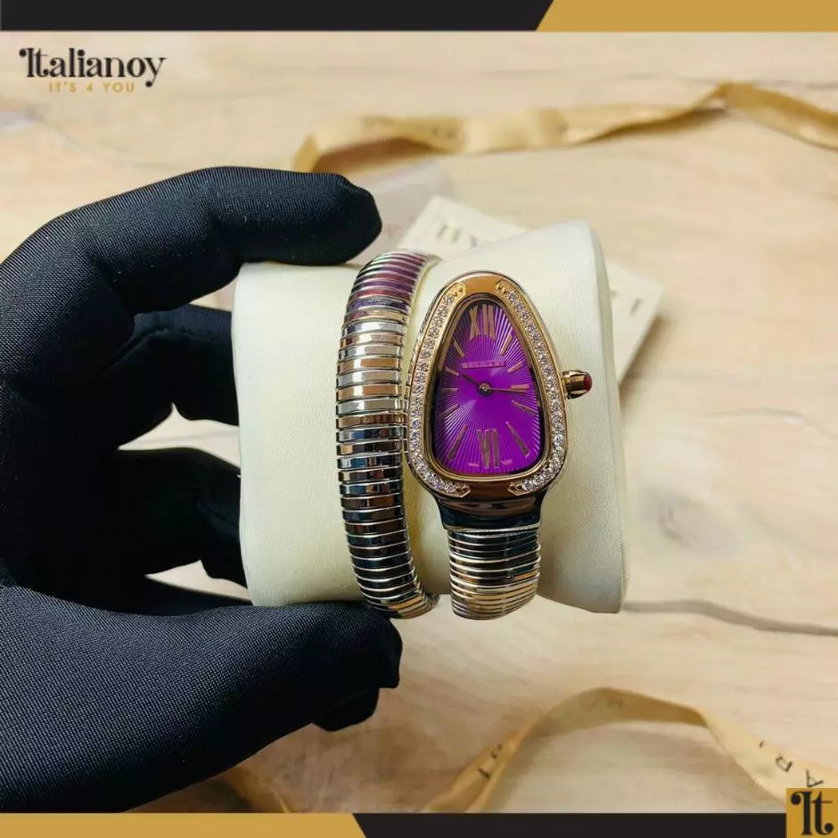 Serpenti Tubogas Single Spiral Watch Color Opaline Dial