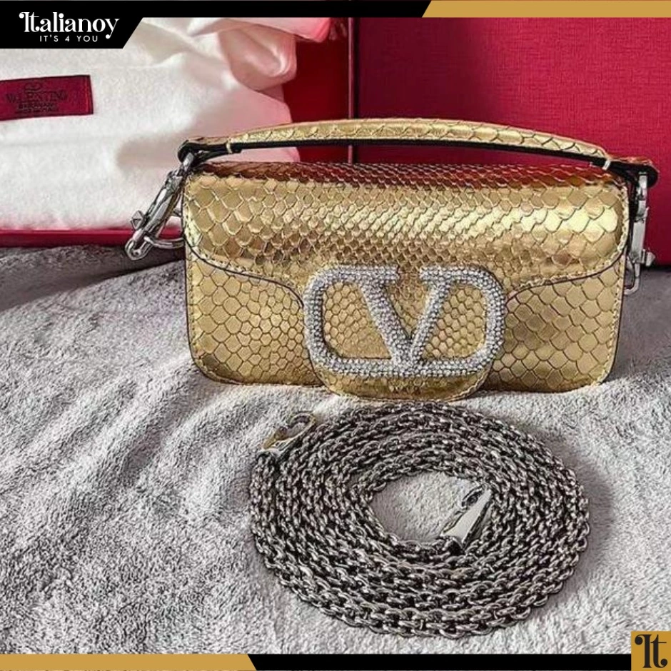 LOCÒ SMALL SHOULDER BAG WITH JEWEL LOGO