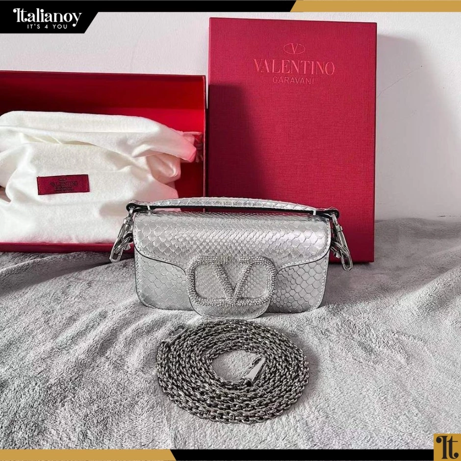 LOCÒ SMALL SHOULDER BAG WITH JEWEL LOGO