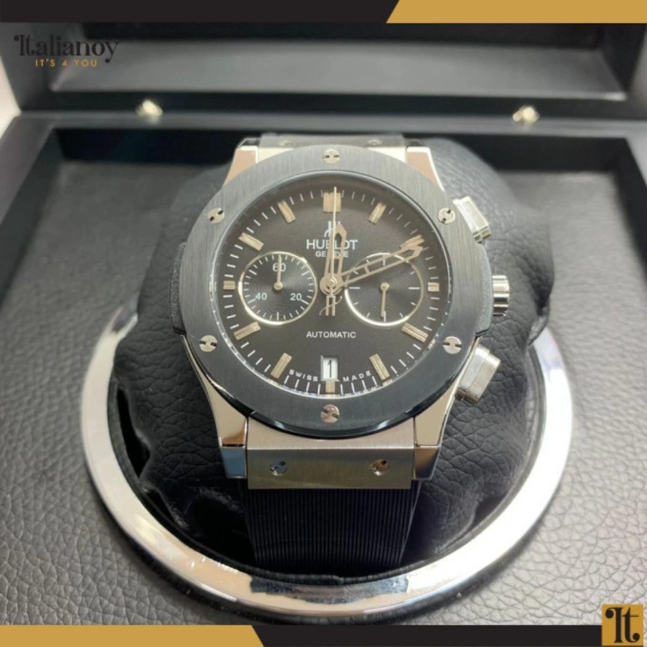 Hublot Geneve All Black-Silver with Black Dai