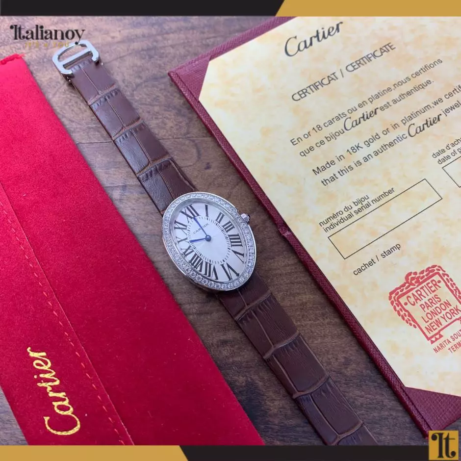 Ballon Bleu De Cartier Watch Stone Gold - Black