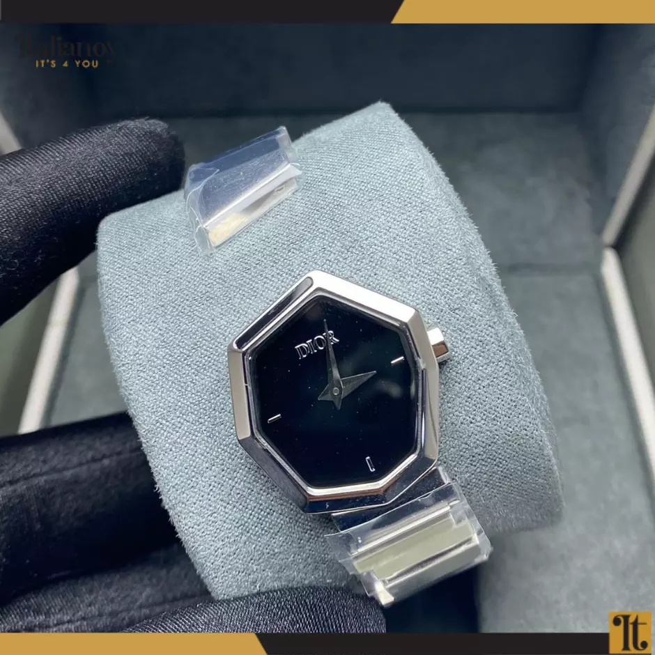 GEM DIOR - SILVER AND BLACK DIAL