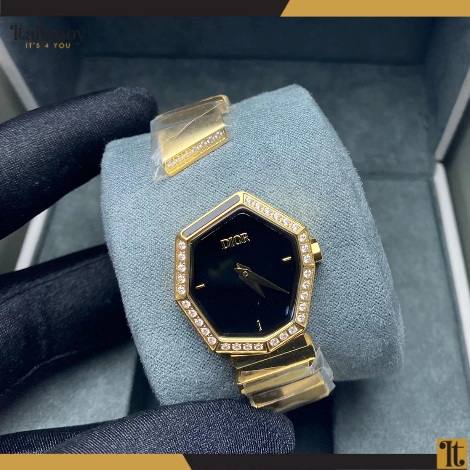 GEM DIOR - GOLD WITH BLACK DIAL