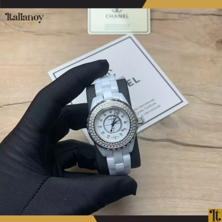 CHANEL WATCH WHITE - GOLD/GOLD