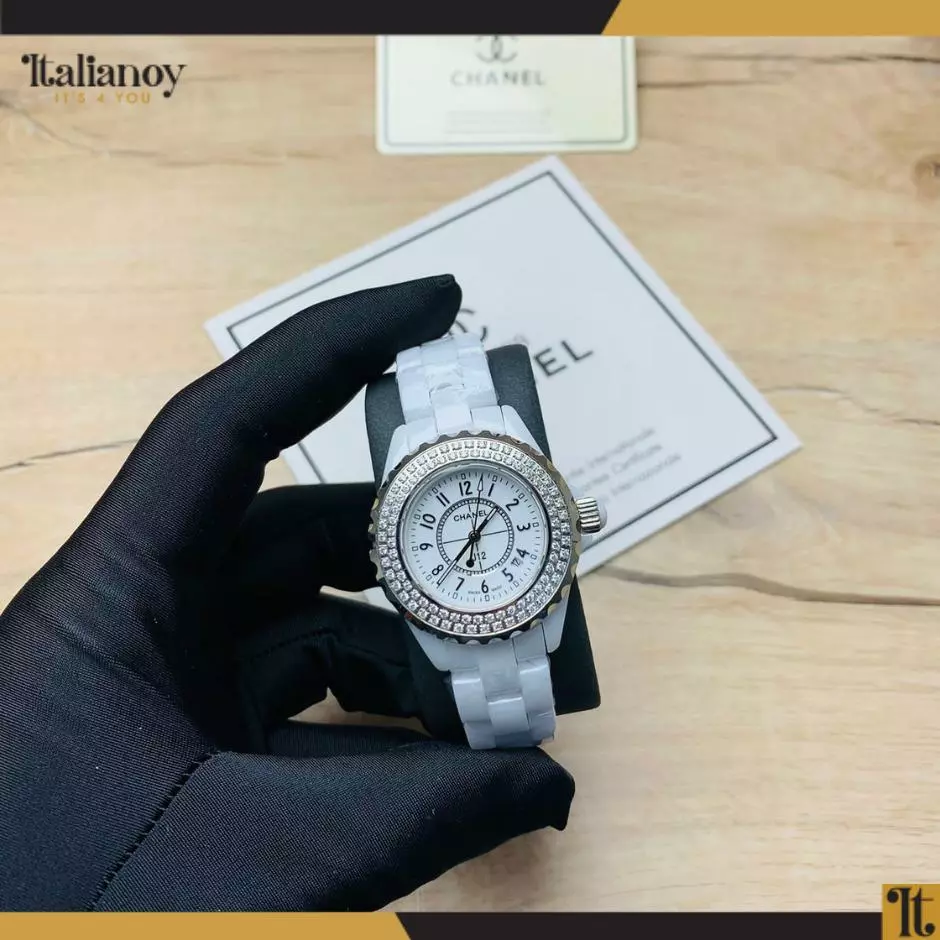 CHANEL WATCH WHITE - SILVER