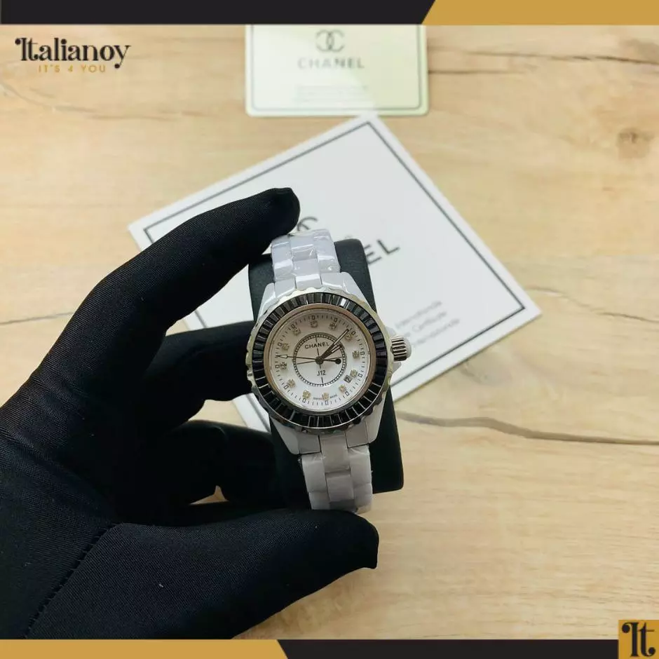 CHANEL WATCH WHITE - BLACK