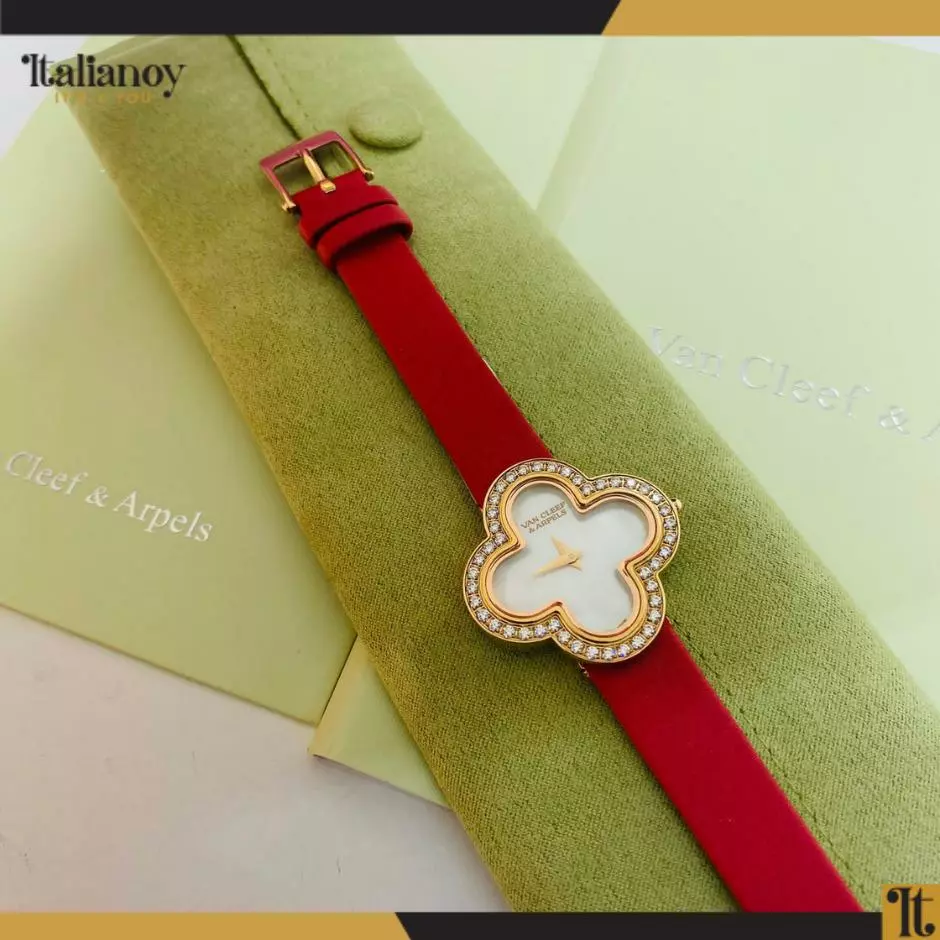 VAN CLEEF WATCH RED / GOLD