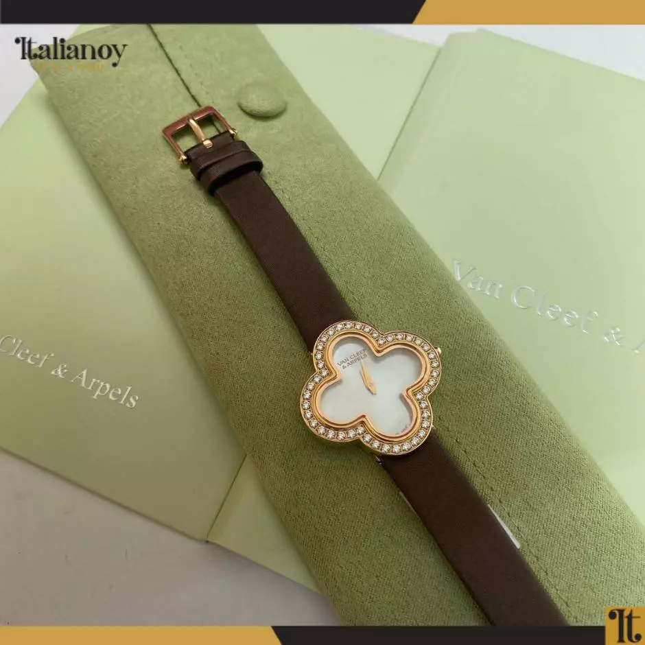 VAN CLEEF WATCH BROWN / GOLD