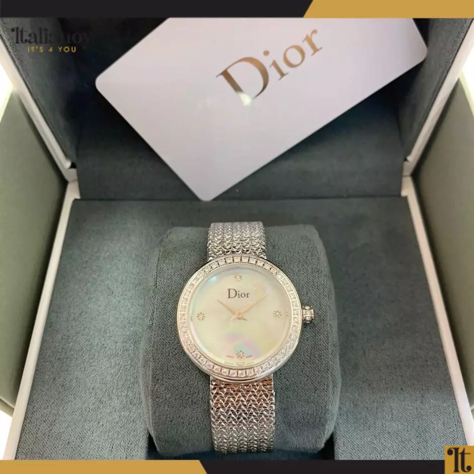 LA D DE DIOR SATINE SILVER-WHITE