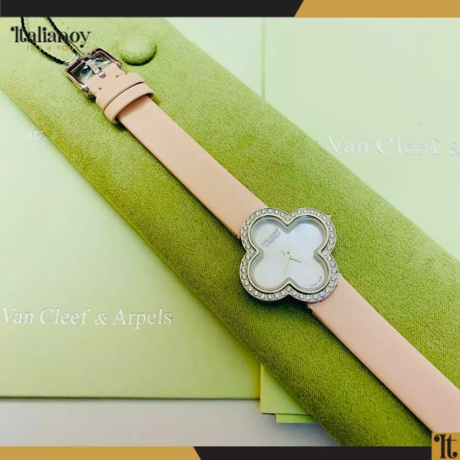 VAN CLEEF WATCH PINK / SILVER